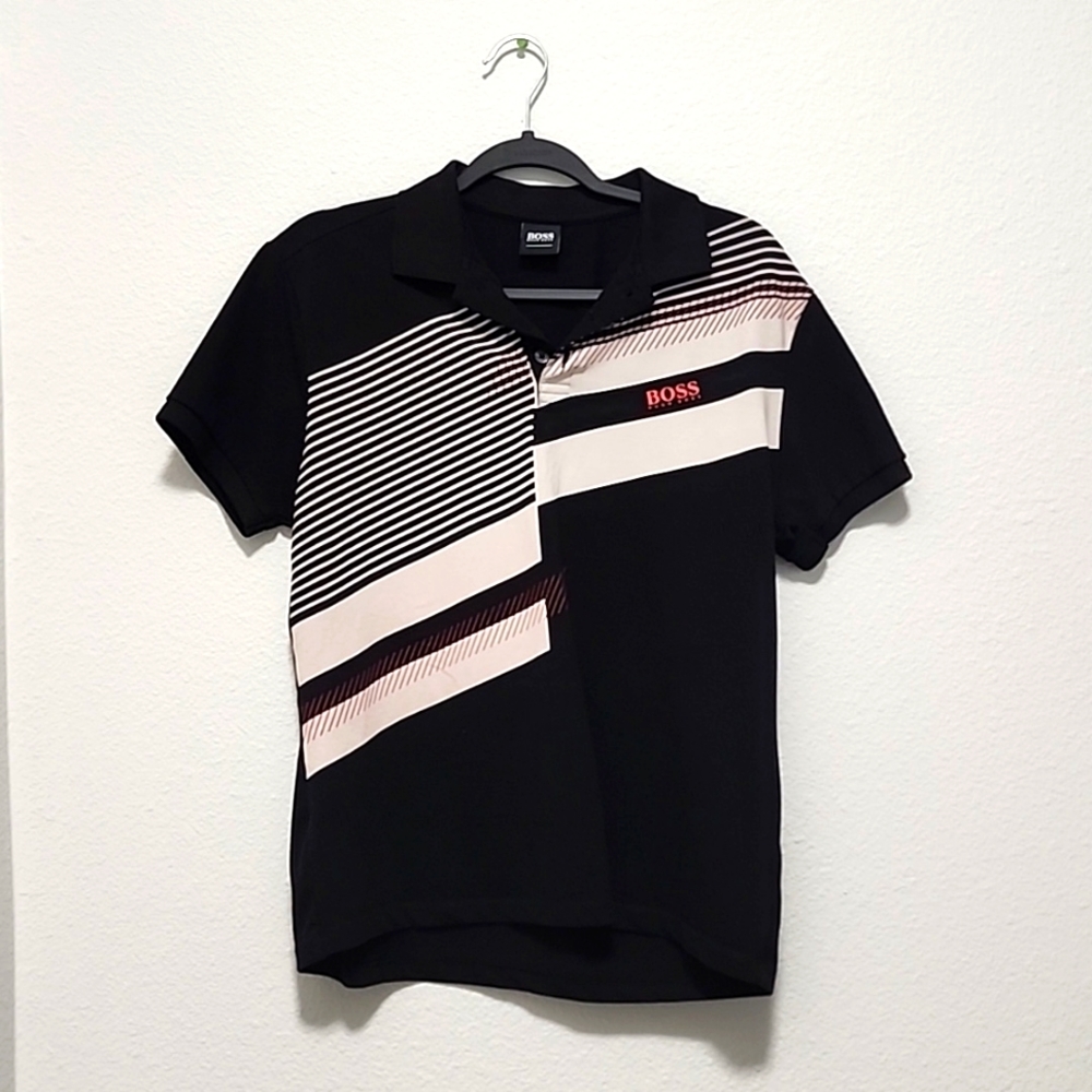 Hugo Boss Striped Polo